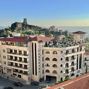 Hotel Panorama View On The Castle And The Old Town Krujë